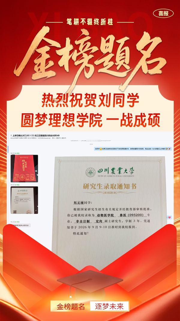 金榜题名喜报 1