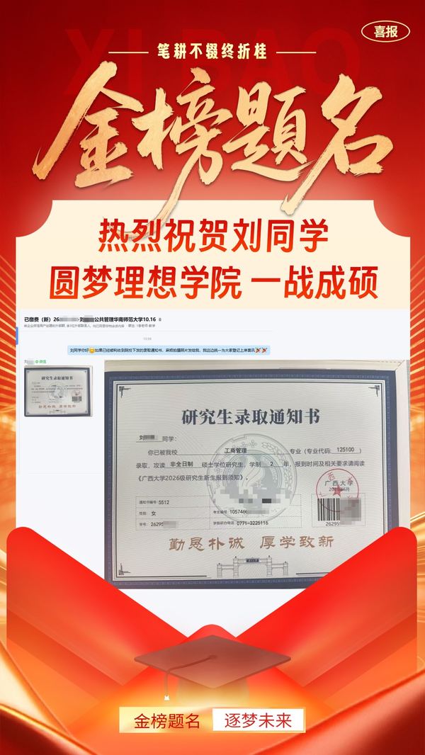金榜题名喜报 3