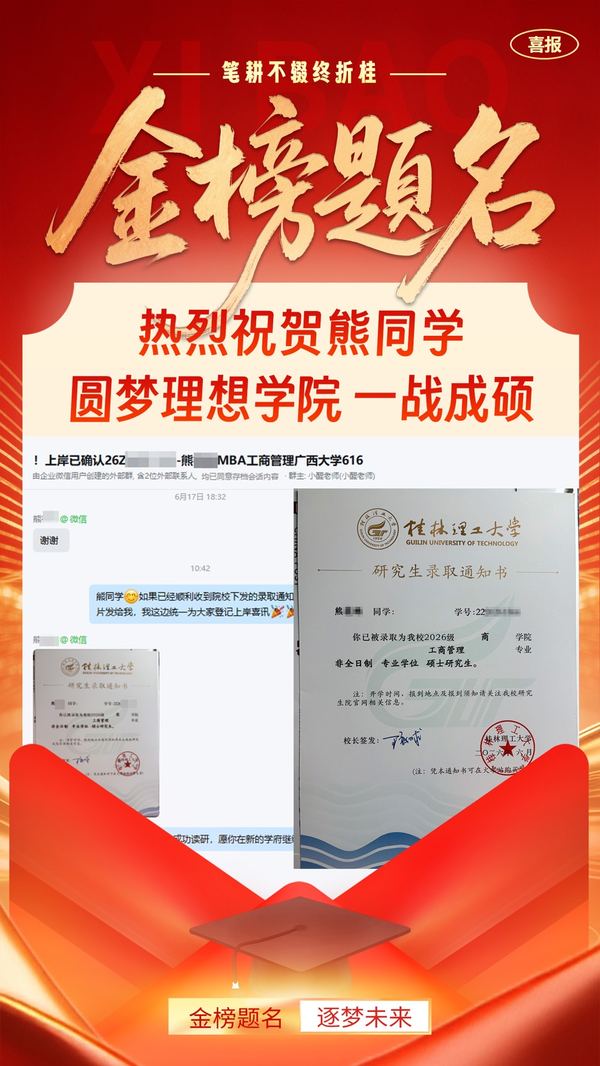 金榜题名喜报 11