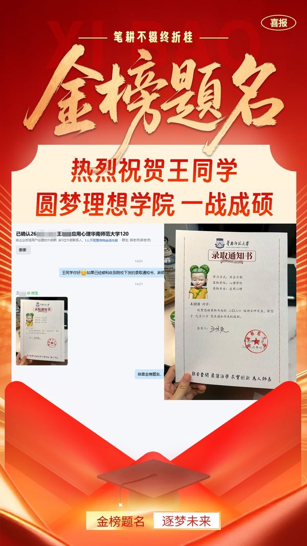 金榜题名喜报 12