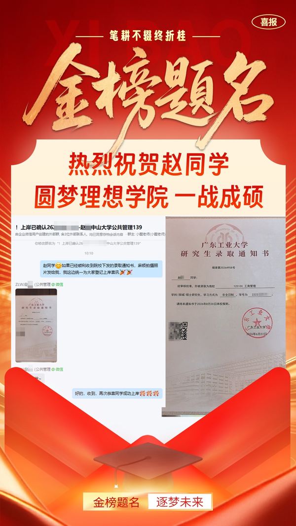 金榜题名喜报 13