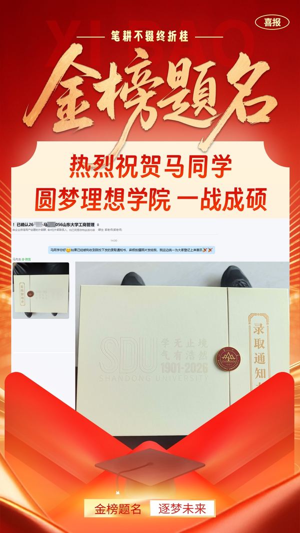 金榜题名喜报 16